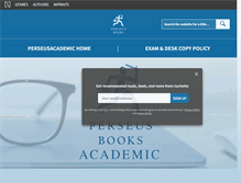 Tablet Screenshot of perseusacademic.com